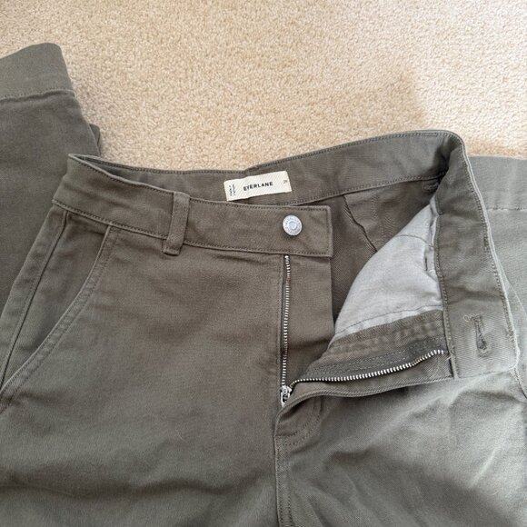 Everlane The Utility Wide-Leg Pant  (2, Kalamata) - Picture 7 of 8